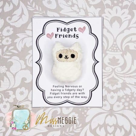 fidget friend, worry pet, pocket, candy corn , autumn fall ith embroidery digital design file (copy)