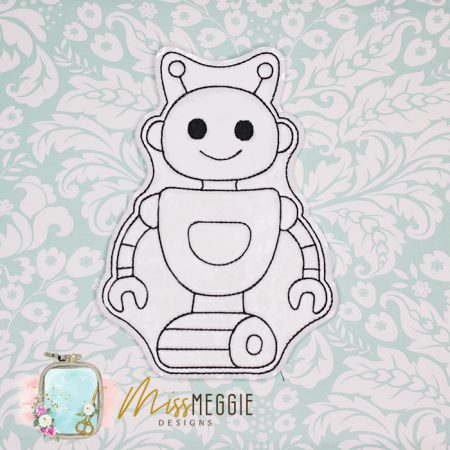 flat coloring dolls falltime squirrel / chipmunk with pumpkin ith digital embroidery designs (copy)
