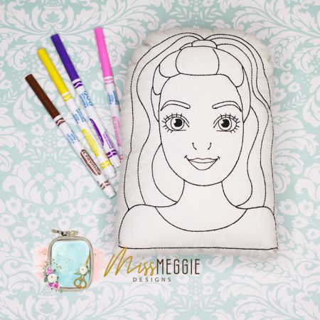 doodle coloring stuffed super kitty cat 3 ith digital embroidery file (copy)