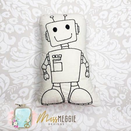 doodle coloring stuffed volleyball girl doll ith digital embroidery file (copy)