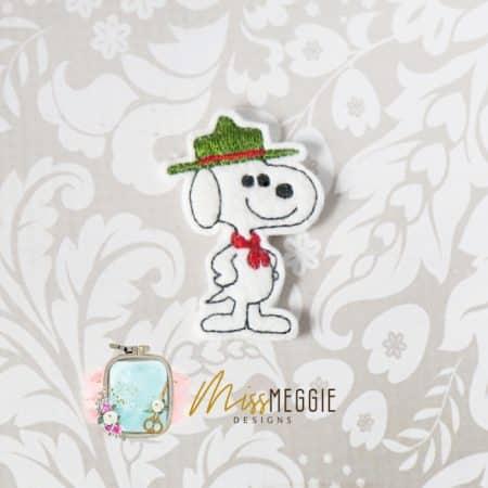santa baby bass fish, fishing feltie ith embroidery design file (copy)