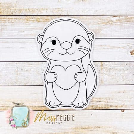 flat coloring dolls airplane ith digital embroidery designs (copy)