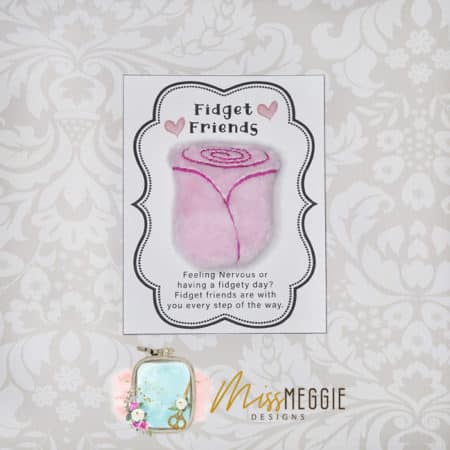 fidget friend, worry pet, pocket, positive, sweet heart, xoxo ith embroidery digital design file (copy)