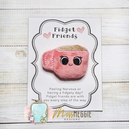 fidget friend, worry pet, pocket, positive, sweet heart, xoxo, valentine ith embroidery digital design file (copy)