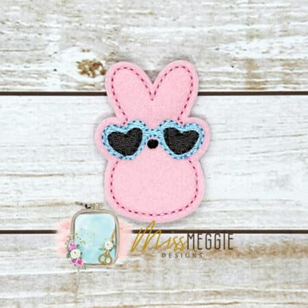 egg heart glasses easter egg cutie feltie ith embroidery design file (copy)