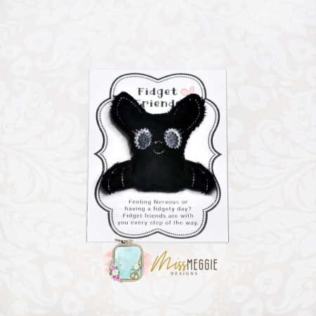 fidget friend, worry pet, pocket, positive bald eagle, baby bird, usa ith embroidery digital design file (copy)