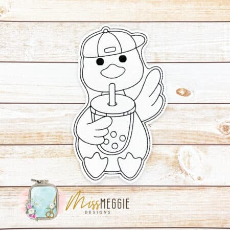 flat coloring doll 4x4 hoop size cute dumpling dumplin set ith digital embroidery designs (copy)