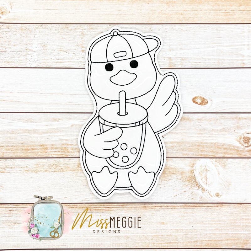 flat coloring doll 4x4 hoop size cute dumpling dumplin set ith digital embroidery designs (copy)